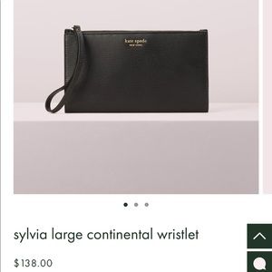 Kate Spade Black Wallet/ Wristlet